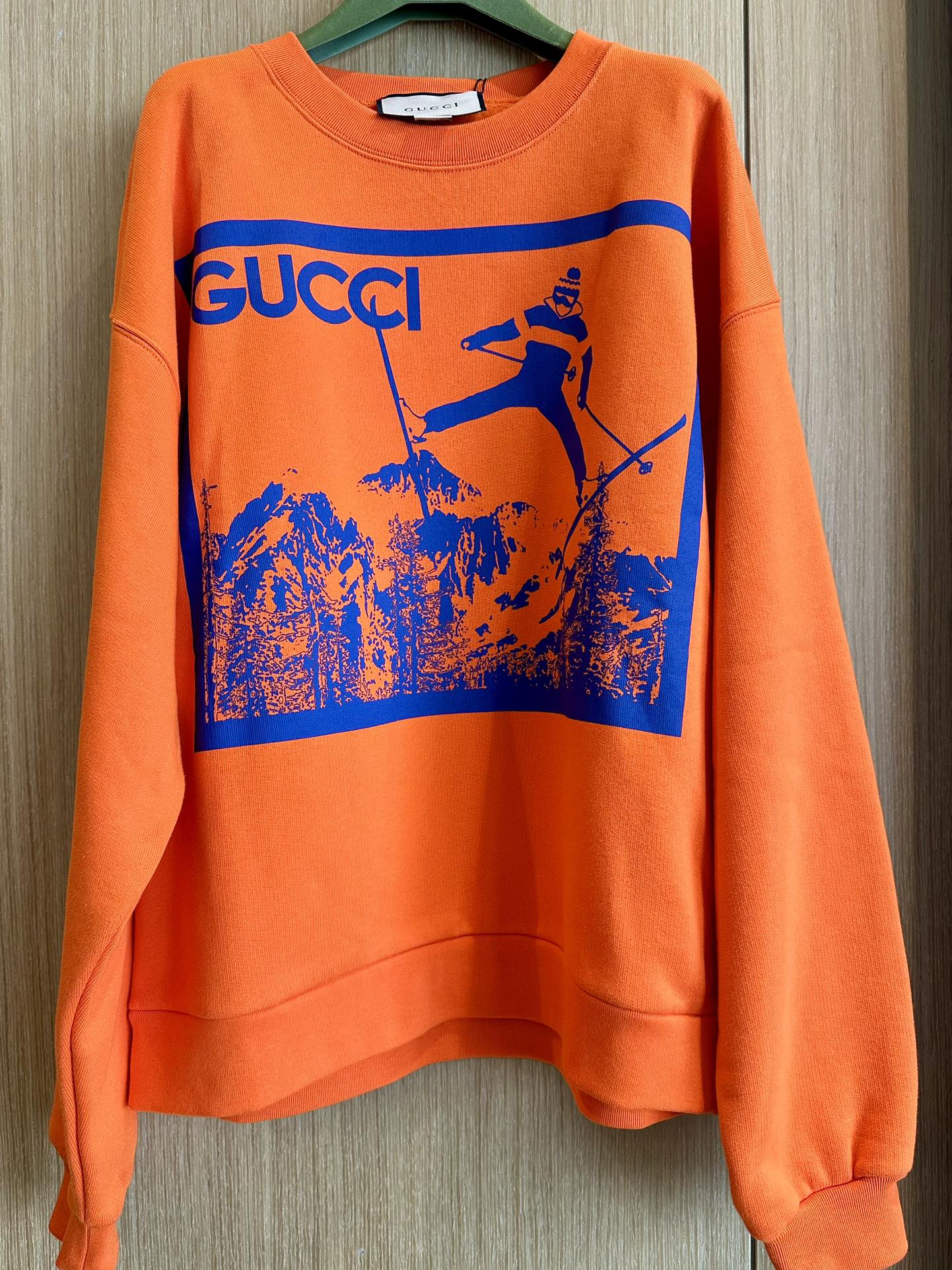 Gucci orange hoodie best sale