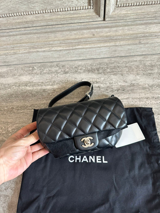 Chanel Timeless Uniform Flap Belt Bag Crossbody Bag