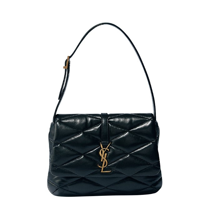 YSL Saint Laurent  le57 Leather Shoulder Bag Black