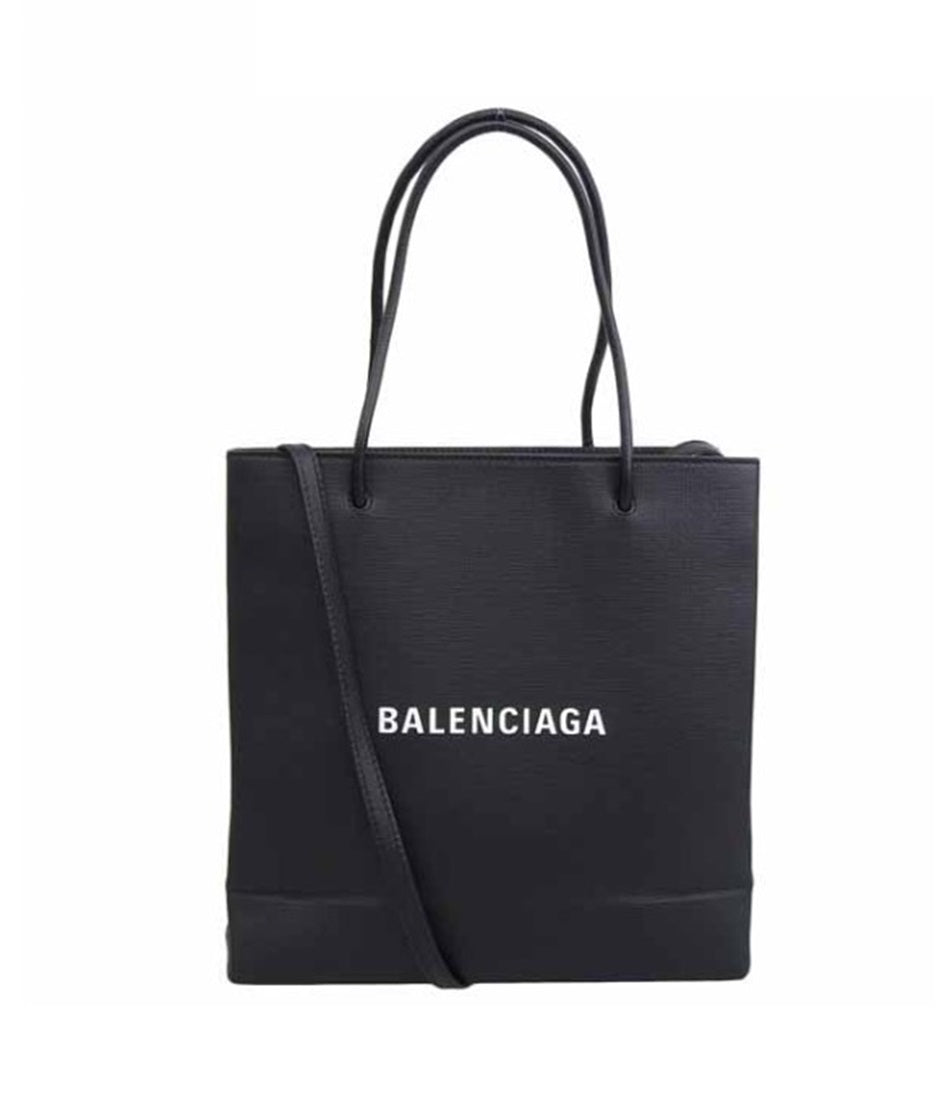 Balenciaga Black Leather Tote Bag Shoulder Bag