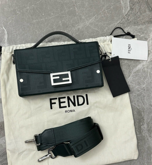 Fendi Soft Trunk Baguette Shoulder Bag