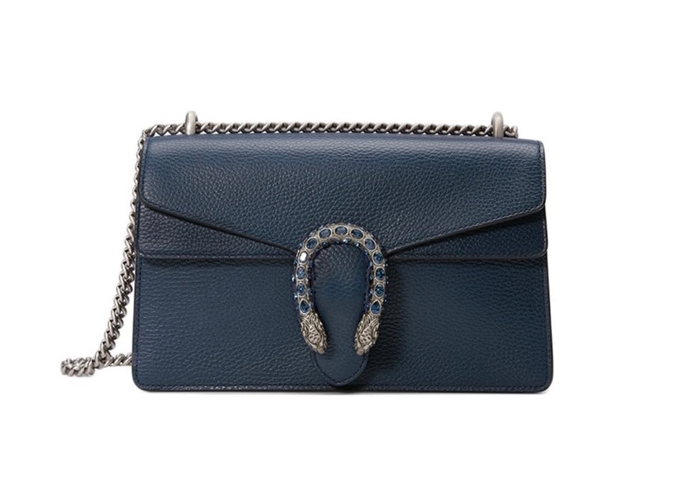 Gucci Dionysus Blue Tiger Head Chain Bag Shoulder Crossbody Bag