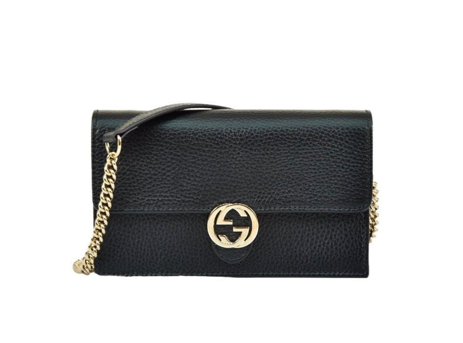 Gucci GG Black Organ Chain Bag Shoulder Crossbody Bag