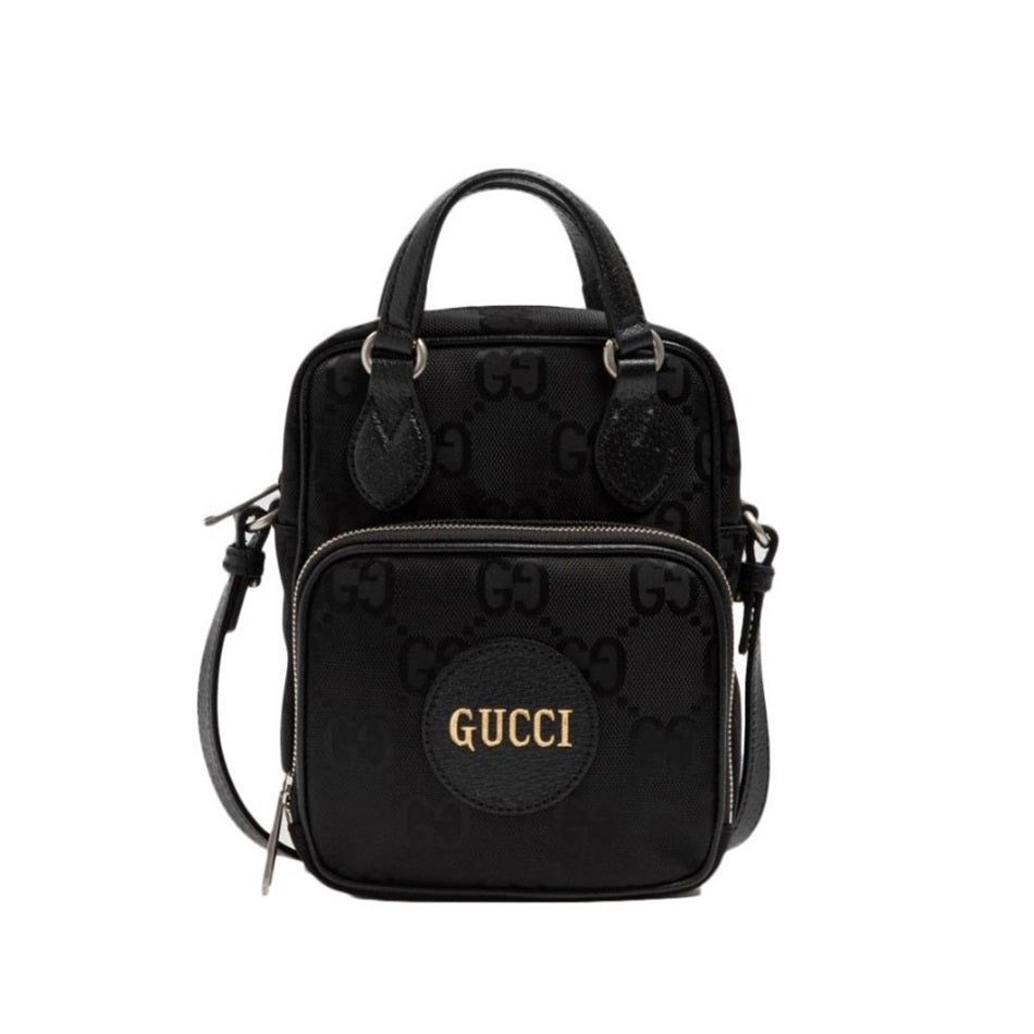 Gucci GG Logo Canvas Shoulder Bag Messenger Bag