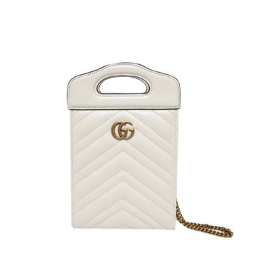 Gucci GG Marmont Logo Chain Shoulder Bag