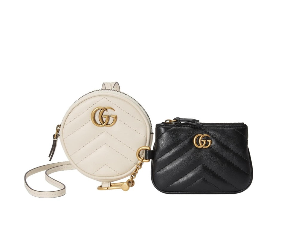 Gucci GG Marmont Zipper Coin Purse 2-in-1