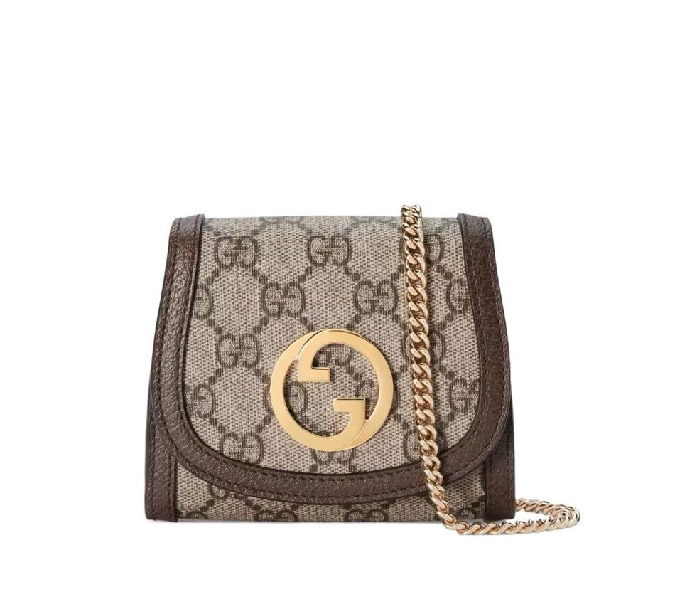 Gucci GG Blondie Medium Chain Wallet Shoulder Bag