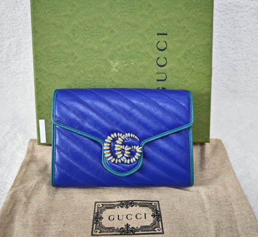 Gucci GG Marmont Chain Shoulder Bag Crossbody Bag