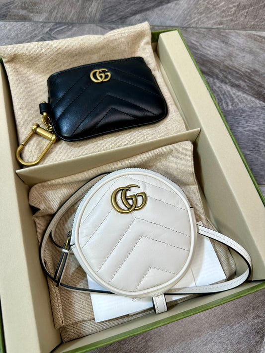 Gucci GG Marmont Zipper Coin Purse 2-in-1