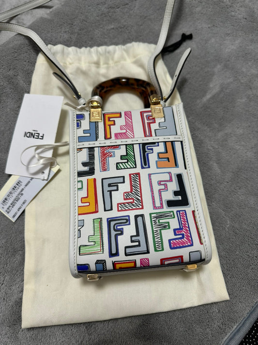 Fendi FF Sunshine Tote Bag Shoulder Bag