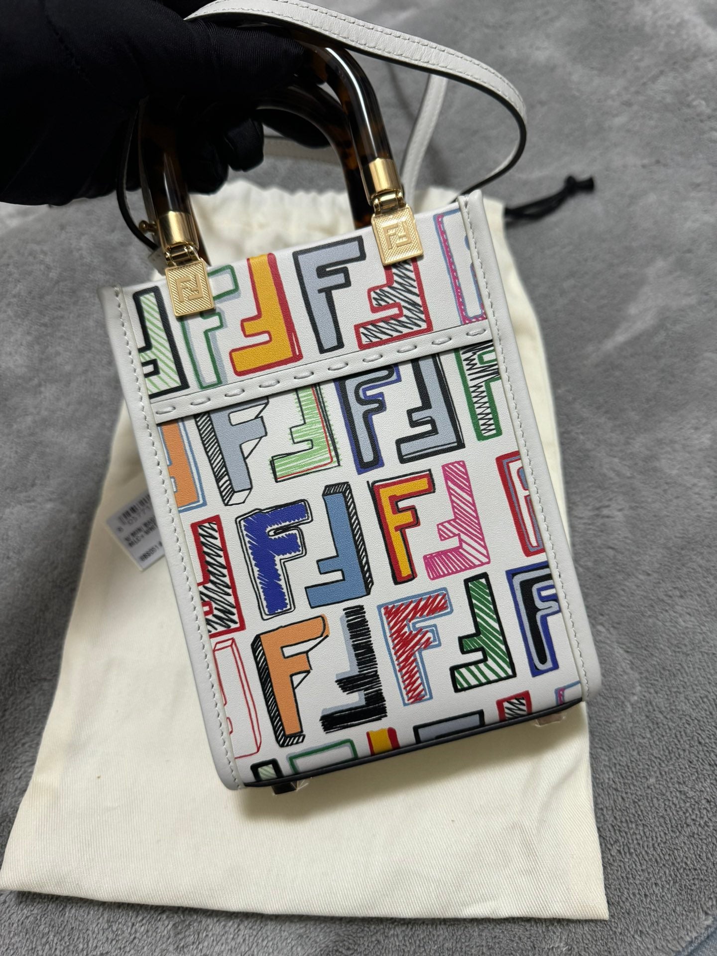 Fendi FF Sunshine Tote Bag Shoulder Bag