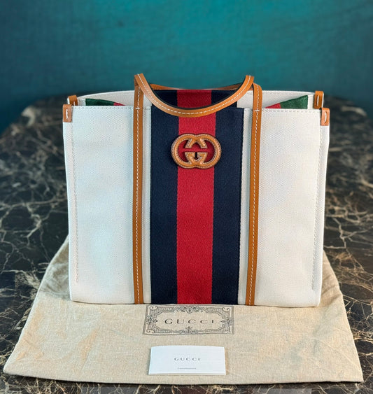 Gucci GG Logo Tote Bag Shoulder Bag