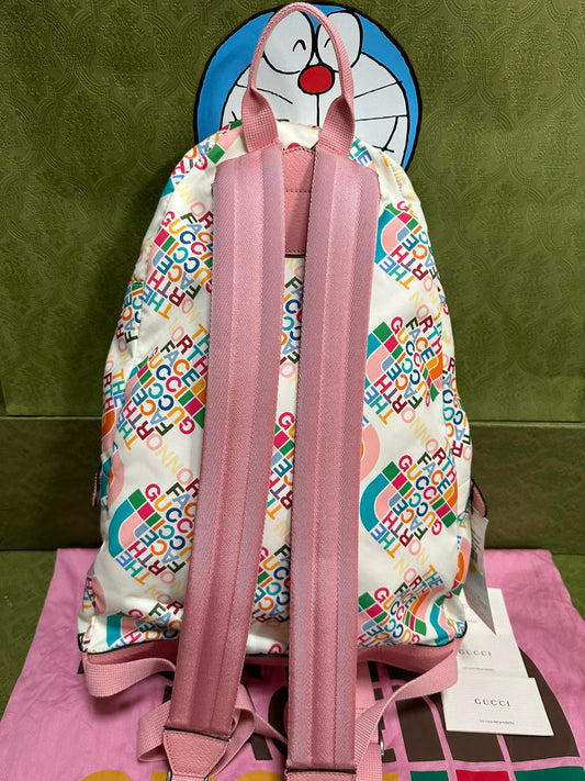 Gucci × The North Face Co-branded Pink Backpack