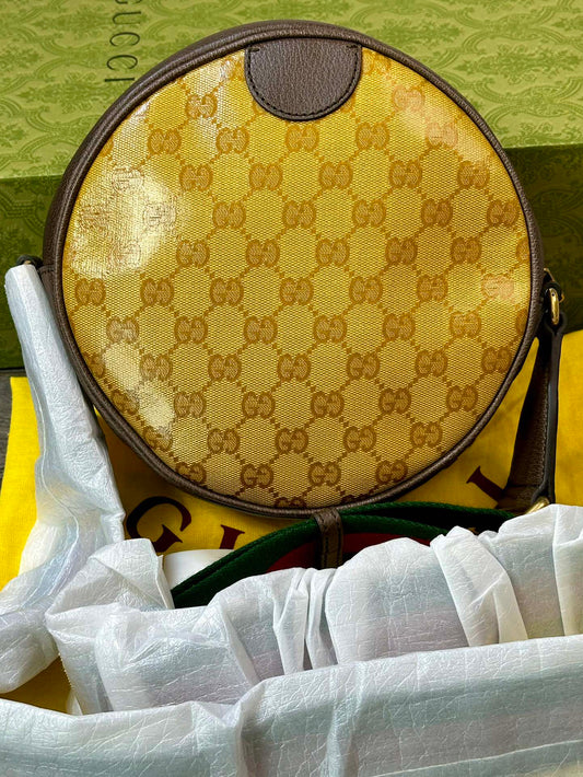 Gucci × Adidas Round Pie Bag Shoulder Crossbody Bag