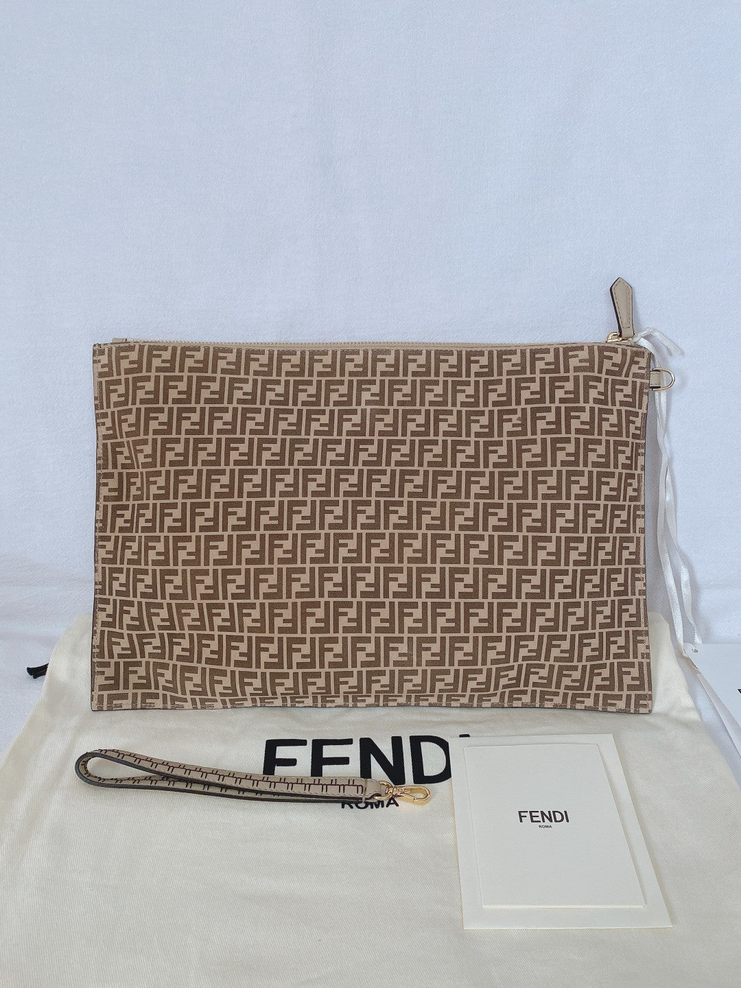 Fendi FF Large Handbag Clutch