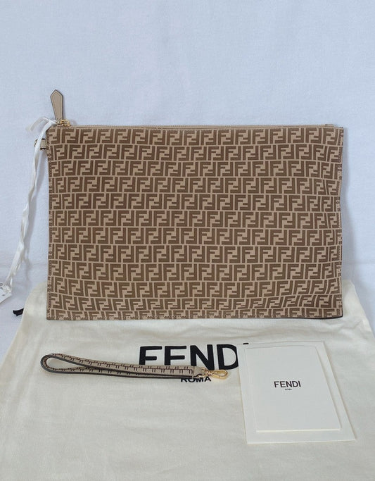 Fendi FF Large Handbag Clutch