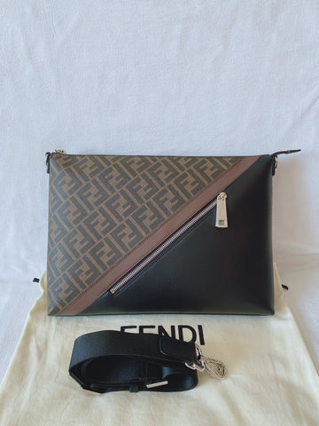 Fendi FF Men's Postman Bag Shoulder Bag