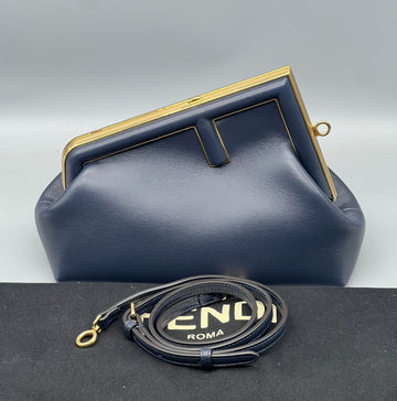 Fendi First F-Shaped Buckle Handbag Shoulder Bag