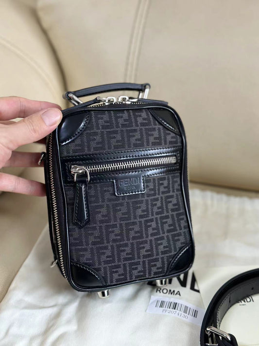 Fendi FF Mini Men's Handbag Crossbody Bag