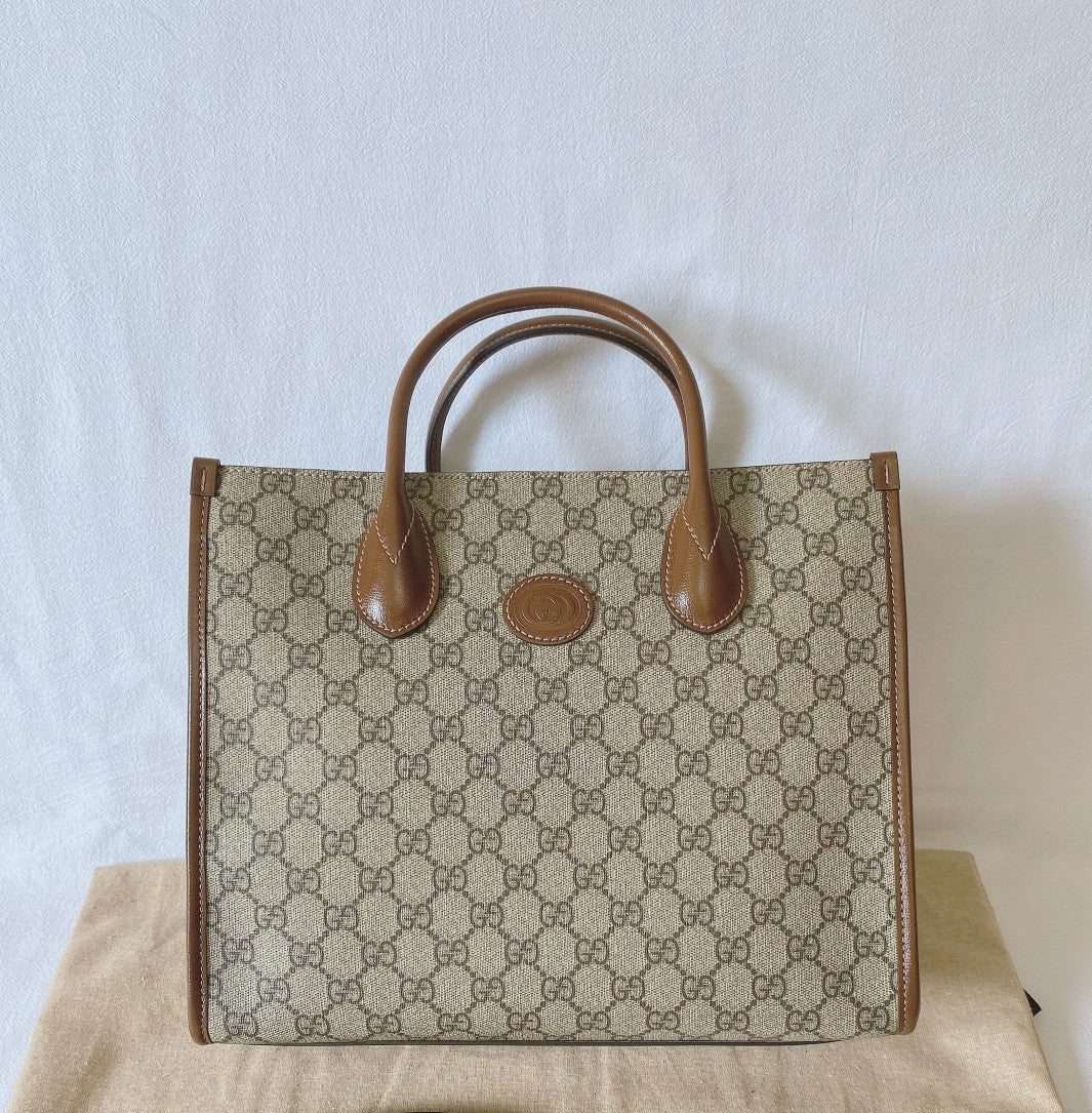 Gucci GG Supreme Tote Bag Shoulder Bag Handbag