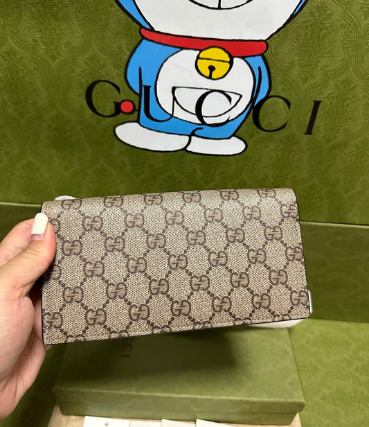 Gucci × Bananya Co branded Chain Wallet Shoulder Bag