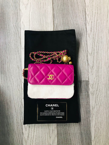 Chanel Golden Ball Waist Bag Grained Embossed Pattern