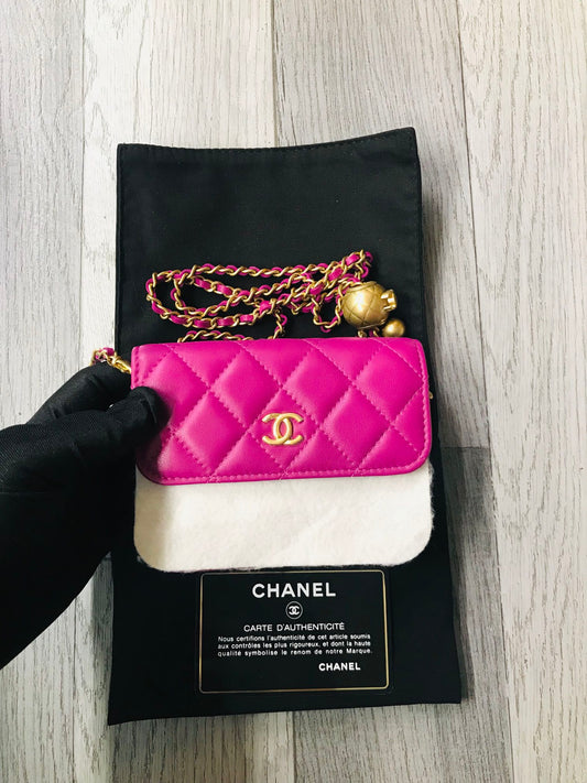 Chanel Golden Ball Waist Bag Grained Embossed Pattern