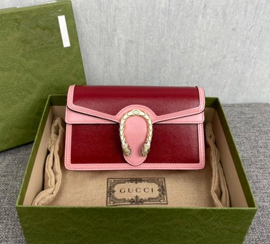 Gucci Dionysus Mini Red Chain Bag Shoulder Crossbody Bag