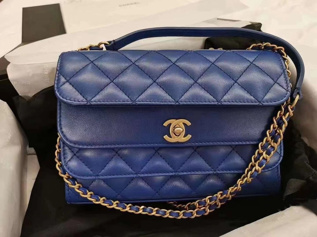 Chanel Three Layer Organ Bag Shoulder Crossbody Bag