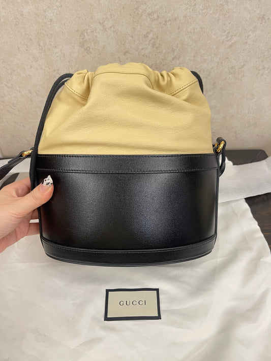 Gucci Horsebit 1955 Drawstring Bucket Bag Shoulder Crossbody Bag