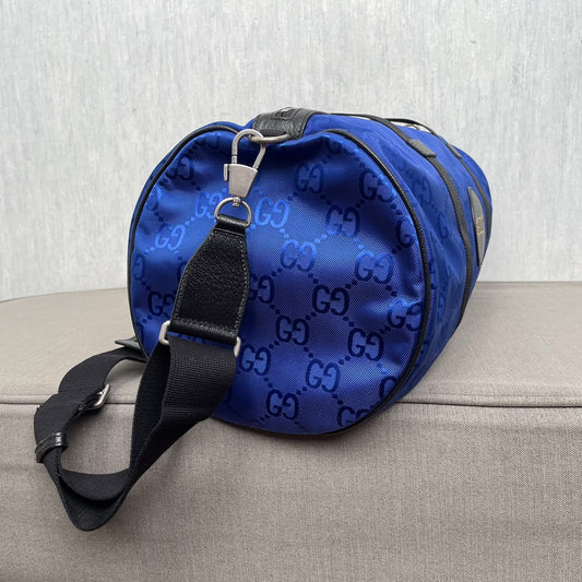 Gucci Off The Grid Blue Printed Handbag Crossbody Bag