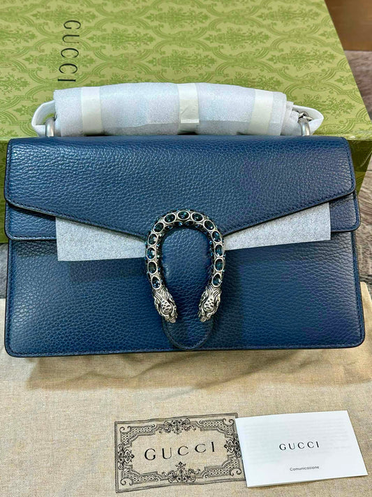 Gucci Dionysus Blue Tiger Head Chain Bag Shoulder Crossbody Bag