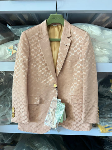 Gucci Supreme Single Row Suit Jacket