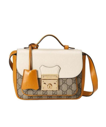 Gucci Padlock Metal Lock Postman Bag Shoulder Handbag