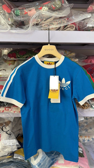 Gucci × Adidas Co branded Round Neck Short sleeved T-shirt