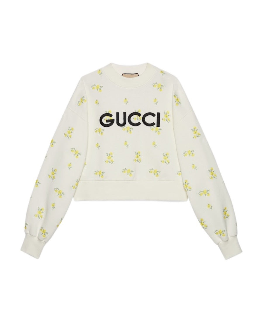 Gucci Letter Printed Embroidered Hoodie