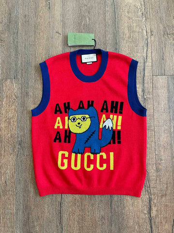 Gucci Letter Cartoon Vest