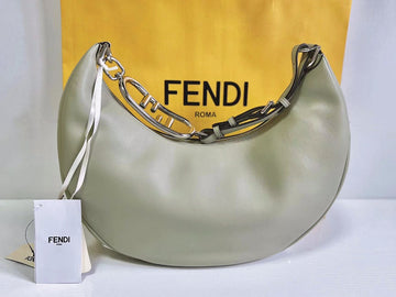 Fendi Green Crescent Bag Shoulder Handbag