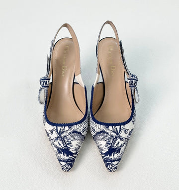 Dior J´ADIOR Slingback Pumps Blue EU36