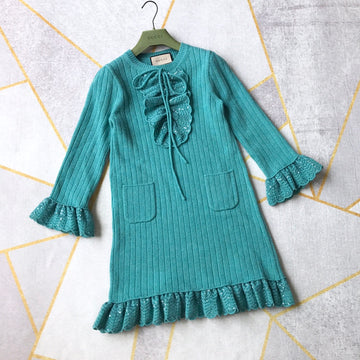 Gucci Ruffled Sequin Knit Dress