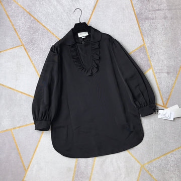 Gucci Lotus Edge Black Long Shirt