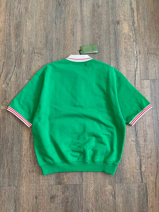 Gucci Embroidered Apple Logo Short Sleeved