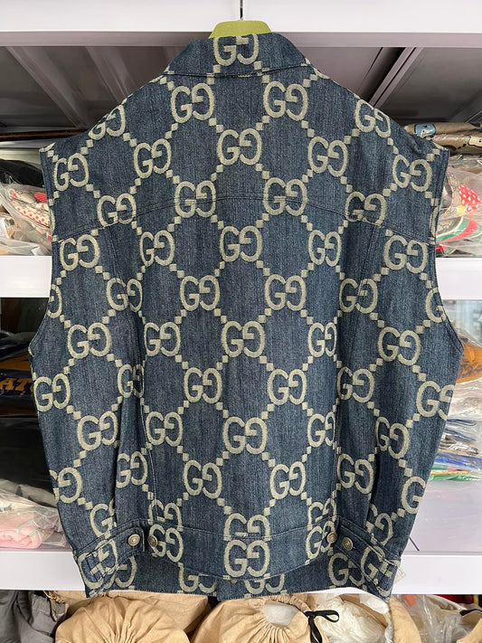 Gucci Supreme Blue Printed Vest