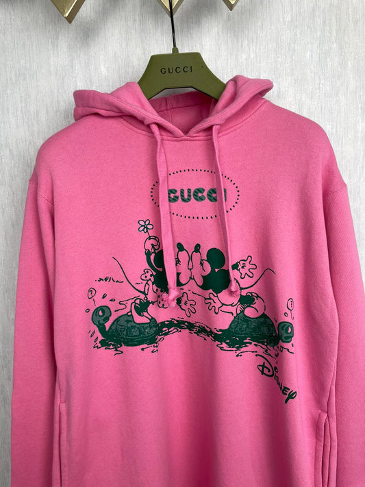 Gucci Disney Co branded Mickey Hooded Long sleeved Dress