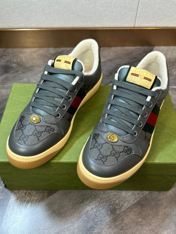 Gucci Supreme Low Cut Lace Up Sneakers EU42.5