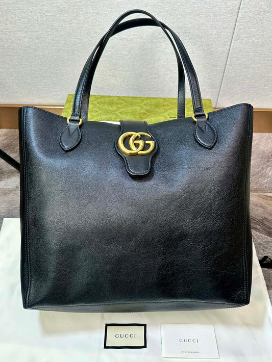 Gucci GG Marmont Black Tote Bag Shoulder Handbag