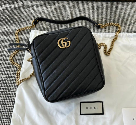 Gucci GG Marmont Quilted Chain Bag Shoulder Crossbody Bag