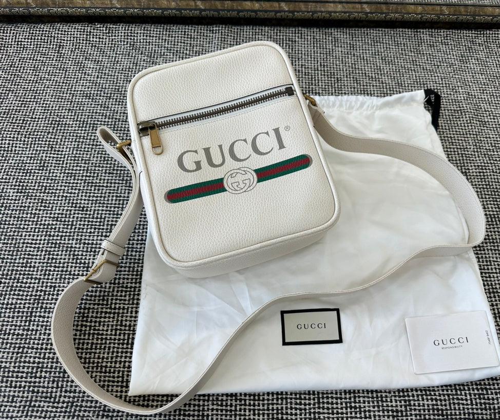 Gucci Print Logo Camera Bag Shoulder Crossbody Bag Crossbody Bag