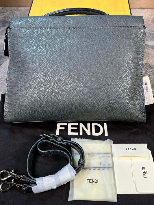 Fendi Peekaboo Briefcase Shoulder Bag