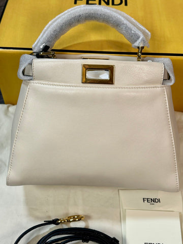 Fendi Peekaboo Ⅰconic Mini Shoulder Crossbody Bag